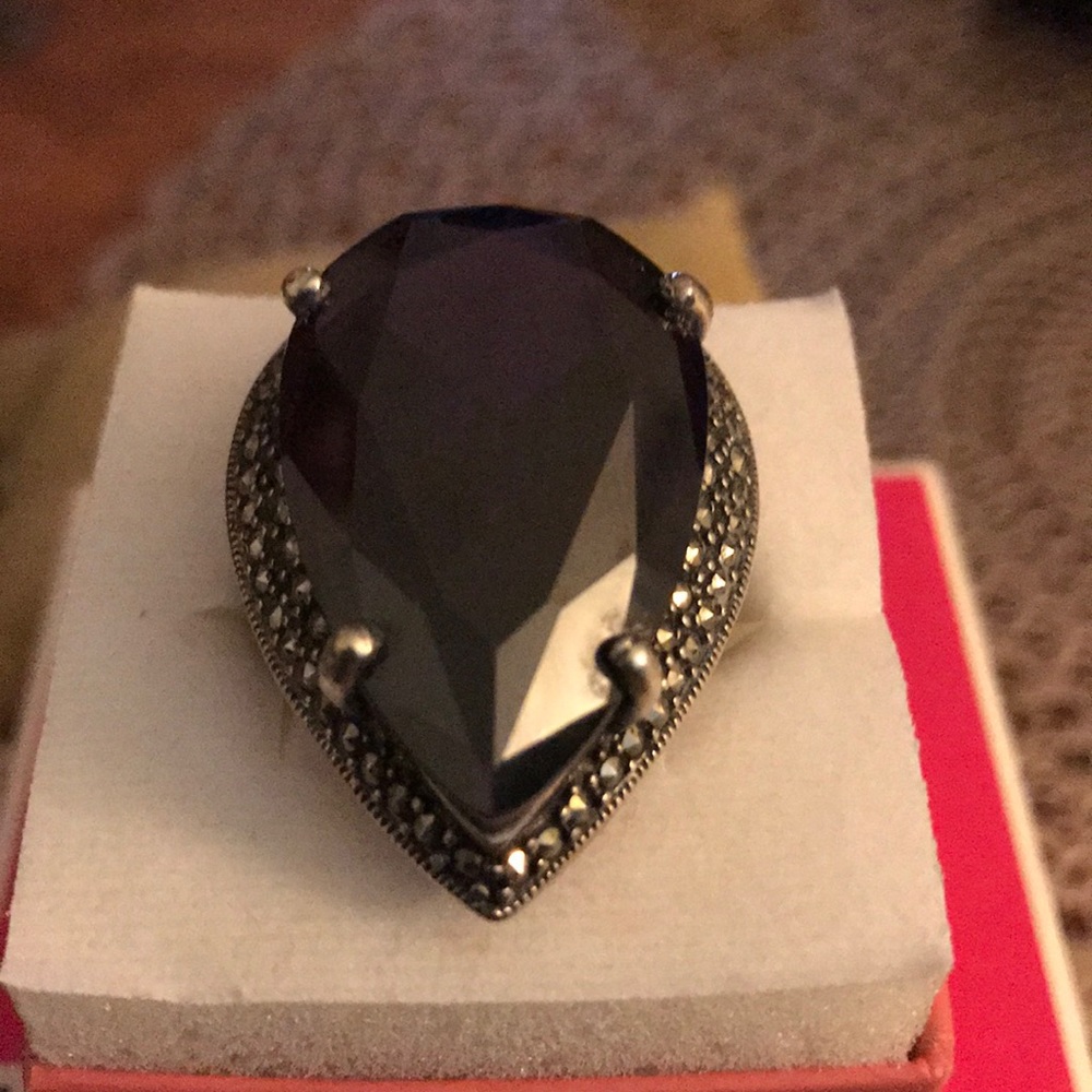 High Glamour Pre-owned sterling silver ring